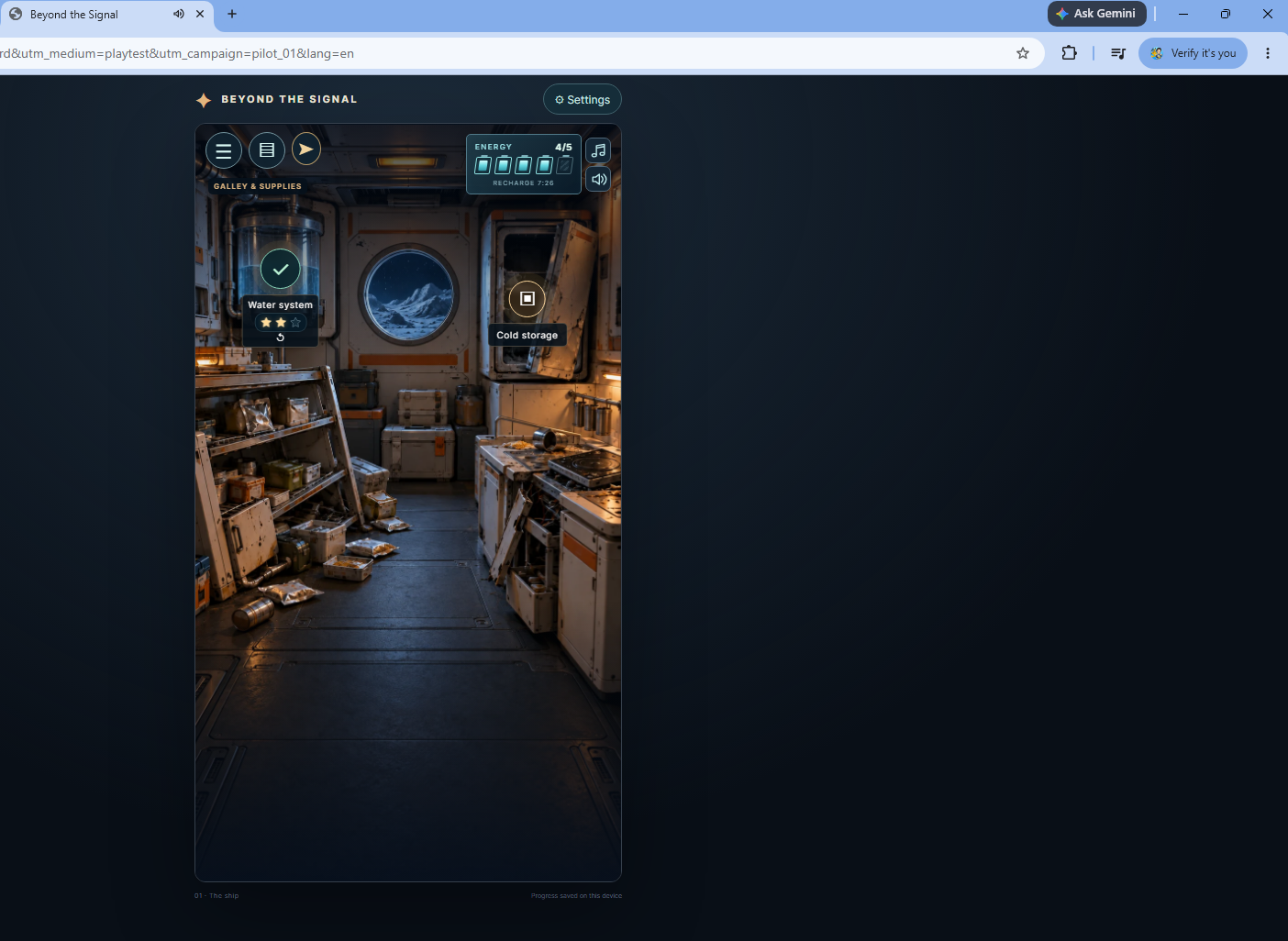 Beyond the Signal playtest screenshot on Bounty Board